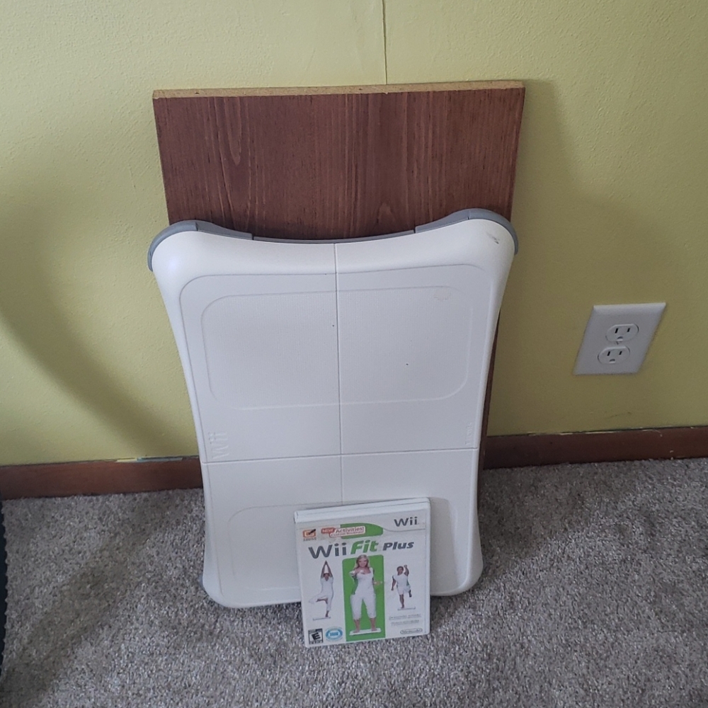 Wii fit plus bored and video game